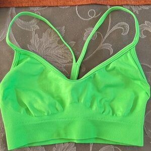 Gymshark Neon Green Sports Bra